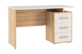 Стол компьютерный 1200 Лайт-2 дуб сонома/белый в Когалыме - kogalym.mebel-tymen.ru | фото