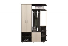 Прихожая Домино венге/дуб млечный в Когалыме - kogalym.mebel-tymen.ru | фото