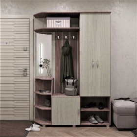 Прихожая Домино ясень шимо в Когалыме - kogalym.mebel-tymen.ru | фото