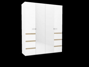 Анона 8 Шкаф для одежды и белья 4-створчатый в Когалыме - kogalym.mebel-tymen.ru | фото