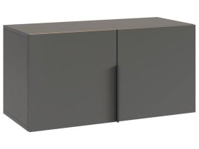 Антресоль двухдверная L800 Баско графит в Когалыме - kogalym.mebel-tymen.ru | фото