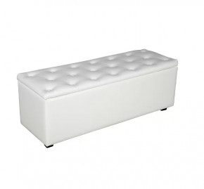 Банкетка Монако-2 (белый) в Когалыме - kogalym.mebel-tymen.ru | фото