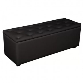 Банкетка Монако-2 (черный) в Когалыме - kogalym.mebel-tymen.ru | фото