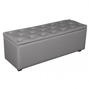 Банкетка Монако-2 (серый) в Когалыме - kogalym.mebel-tymen.ru | фото