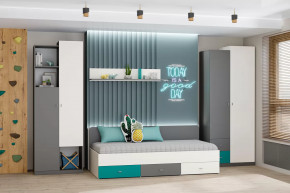 Детская Клео ОК-1, графит, миндаль, океан Диал в Когалыме - kogalym.mebel-tymen.ru | фото