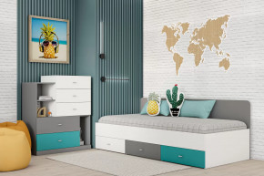 Детская Клео ОК-4, графит, миндаль, океан Диал в Когалыме - kogalym.mebel-tymen.ru | фото