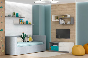 Детская Клео ОК-6, графит, миндаль, океан Диал в Когалыме - kogalym.mebel-tymen.ru | фото