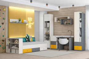 Детская Клео С-2, графит, миндаль, солнечный Диал в Когалыме - kogalym.mebel-tymen.ru | фото