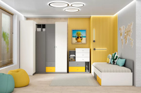 Детская Клео С-3, графит, миндаль, солнечный Диал в Когалыме - kogalym.mebel-tymen.ru | фото