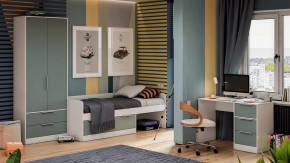 Детская «Марли» Белый, Серо-голубой в Когалыме - kogalym.mebel-tymen.ru | фото