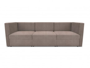 Диван модульный прямой Бергамо три секции Savana Plus Mocca кат. 1 в Когалыме - kogalym.mebel-tymen.ru | фото