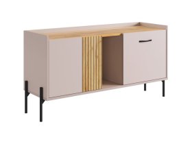 Тумба Доминика кашемир/дуб крафт золотой в Когалыме - kogalym.mebel-tymen.ru | фото