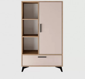 ЕВА Буфет 800 1С1Я (ш800*г411*в1351мм), Сатин в Когалыме - kogalym.mebel-tymen.ru | фото