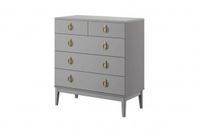 Фарго Комод 5 ящиков 890 Антрацит в Когалыме - kogalym.mebel-tymen.ru | фото