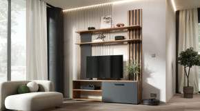 Гостиная Каролина Дуб Вотан/Графит в Когалыме - kogalym.mebel-tymen.ru | фото