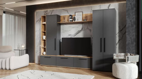 Гостиная Леванте Дуб Вотан/Графит в Когалыме - kogalym.mebel-tymen.ru | фото