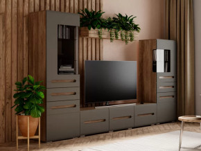 Гостиная Наоми графит нубук в Когалыме - kogalym.mebel-tymen.ru | фото