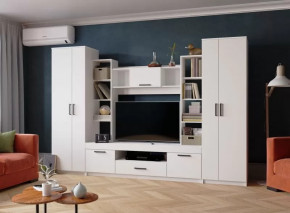 Гостиная СИДНЕЙ-2 (ш3000*г470*в2000мм), ЛДСП Белый в Когалыме - kogalym.mebel-tymen.ru | фото