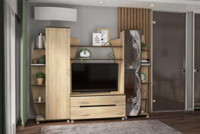 Гостиная Тиана-3 (Дуб Сонома) в Когалыме - kogalym.mebel-tymen.ru | фото