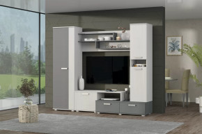 Гостиная Юна Анкор светлый/Графит в Когалыме - kogalym.mebel-tymen.ru | фото