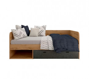 GRACE кровать LOZ90 (Дуб наварра/Графит) в Когалыме - kogalym.mebel-tymen.ru | фото