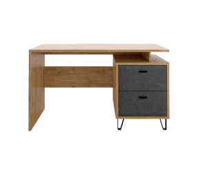 GRACE стол письменный BIU2S  (Дуб наварра/Графит) в Когалыме - kogalym.mebel-tymen.ru | фото