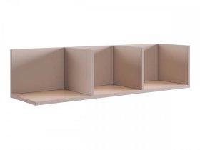 Полка навесная 2 Рич кашемир в Когалыме - kogalym.mebel-tymen.ru | фото