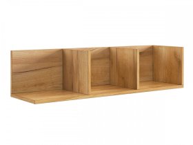 Полка навесная 2 Рич дуб крафт золотой в Когалыме - kogalym.mebel-tymen.ru | фото