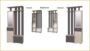 "ИМИДЖ" модуль №01, шкаф-вешалка с зеркалом в Когалыме - kogalym.mebel-tymen.ru | фото