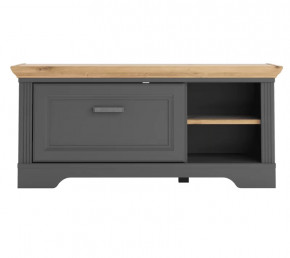 JASMIN тумба KOM1S (Графит/ Дуб артизан ) в Когалыме - kogalym.mebel-tymen.ru | фото