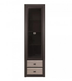 КОЕН шкаф-витрина REG1W2S (Венге/Штрокс) в Когалыме - kogalym.mebel-tymen.ru | фото