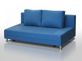 Диван Комфорт Лайт без подлокотников 2 подушки denim в Когалыме - kogalym.mebel-tymen.ru | фото