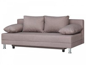 Диван Комфорт без подлокотников 4 подушки латте в Когалыме - kogalym.mebel-tymen.ru | фото