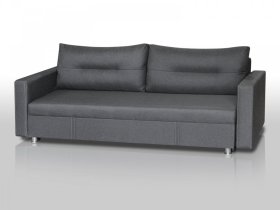 Диван Комфорт с прямыми подлокотниками графит в Когалыме - kogalym.mebel-tymen.ru | фото