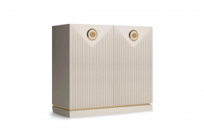 Комод 2-дверный "Капри" Сатин/Сатин в Когалыме - kogalym.mebel-tymen.ru | фото