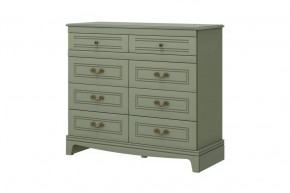 Комод 8 ящиков Лорето Лак Зелёный самшит в Когалыме - kogalym.mebel-tymen.ru | фото