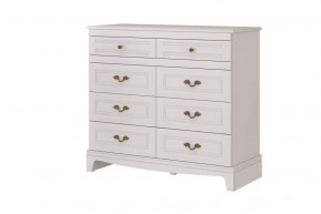 Комод 8 ящиков Лорето Персидский жемчуг/Лак Льняной в Когалыме - kogalym.mebel-tymen.ru | фото