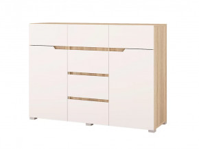 Комод Анталия 1200 Сонома-Белый софт в Когалыме - kogalym.mebel-tymen.ru | фото