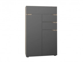 Комод Анталия Сонома-Графит софт в Когалыме - kogalym.mebel-tymen.ru | фото