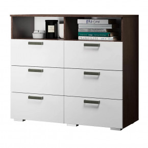 Комод Азаро венге/белый глянец в Когалыме - kogalym.mebel-tymen.ru | фото