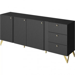 Комод КД-1 Reno Чёрный НК-мебель в Когалыме - kogalym.mebel-tymen.ru | фото