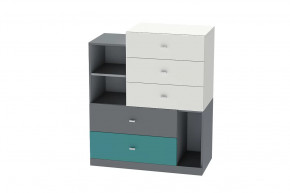 Комод Клео К-1, графит, миндаль, океан Диал в Когалыме - kogalym.mebel-tymen.ru | фото