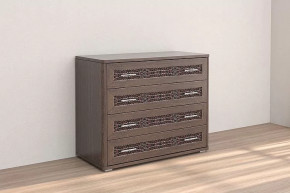 Комод Кэт-4 4 ящика Венге Диал в Когалыме - kogalym.mebel-tymen.ru | фото