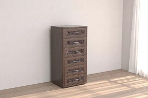 Комод Кэт-4 6 ящиков Венге Диал в Когалыме - kogalym.mebel-tymen.ru | фото