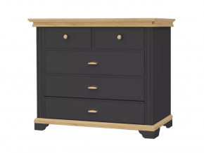 Комод Лиана-1 Дуб Крафт Золотой/Графит в Когалыме - kogalym.mebel-tymen.ru | фото