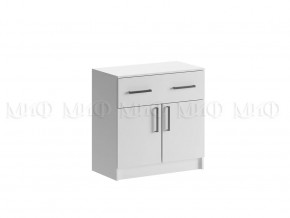 Комод с ящиком 2-мя дверьми Басямиф, белый в Когалыме - kogalym.mebel-tymen.ru | фото