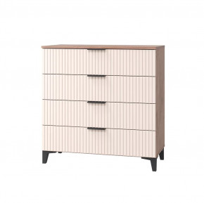 Комод Тоскана с 4 ящиками, дуб табачный/бисквит в Когалыме - kogalym.mebel-tymen.ru | фото