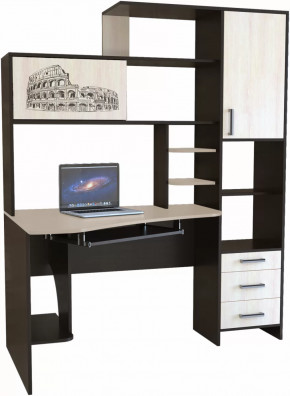 Компьютерный стол КЛ №6.0 Венге/Дуб молочный в Когалыме - kogalym.mebel-tymen.ru | фото