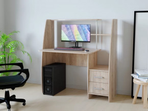 Компьютерный стол КЛ №6.2 Дуб баррик в Когалыме - kogalym.mebel-tymen.ru | фото