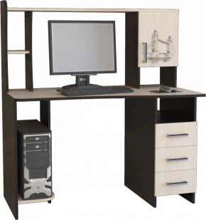 Компьютерный стол КЛ №6.4 Венге/Дуб молочный в Когалыме - kogalym.mebel-tymen.ru | фото